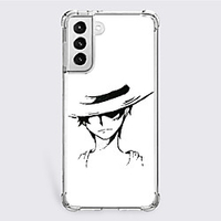 One Piece Cartoon Characters Phone Case For S22 S21 S20 Plus Ultra FE S10 S9 S8 S7 Plus Edge A32 A22 A12 A02 A21s Unique Design Protective Case Shockproof Dustproof Back Cover TPU miniinthebox