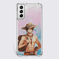 One Piece Cartoon Characters Phone Case For S22 S21 S20 Plus Ultra FE S10 S9 S8 S7 Plus Edge A32 A22 A12 A02 A21s Unique Design Protective Case Shockproof Dustproof Back Cover TPU miniinthebox