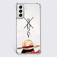 One Piece Cartoon Characters Phone Case For Samsung S21 S21 Plus S21 Ultra Unique Design Protective Case Shockproof Dustproof Back Cover TPU miniinthebox