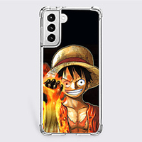 One Piece Cartoon Characters Phone Case For Samsung S21 S21 Plus S21 Ultra Unique Design Protective Case Shockproof Dustproof Back Cover TPU miniinthebox