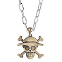 One Piece Pirate Head Alloy Necklace