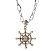 One Piece Steering Wheel Alloy Necklace