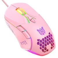 ONIKUMA CW902 Wired USB Gaming Mouse RGB Light 6400 dpi 6 Adjustable DPI Levels 7 pcs Keys miniinthebox