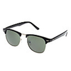 OREKA Dark Green Lens Black/White Frame Vintage Sunglasses (2 Color Selectable)