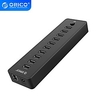 ORICO 10USB2.0 HUB 10 Port ABS USB2.0 HUB With 12V Power Adapter High Speed USB Splitter For PC Computer Accessories 1M Data Cable miniinthebox