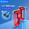 ORICO 2.5 inch Transparent HDD Enclosure External Hard Drive Case SATA to USB3.0 5Gbps 2.5 inch HDD Case for 2.5 inch 7mm-9.5mm SSD HDD Box miniinthebox