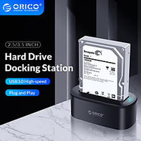 ORICO 2.5/3.5 Inch USB3.0 to SATA HDD Docking Station For HDD/SSD Support UASP and 18TB HDD Enclosure miniinthebox