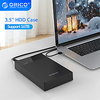 ORICO 3.5 HDD Case with 12W1A Built-in Power Protable Hard Drive Enclosure SATA to USB 3.0 Supply Up to 16TB Support UASP Box miniinthebox