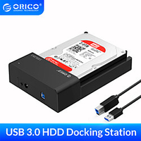 ORICO 3.5/2.5 HDD Docking Station SATA to USB 3.0 External Hard Drive Docking Station for 2.5/3.5inch HDD SSD Support UASP 18TB miniinthebox
