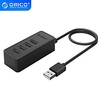 ORICO 4 Port Type A to 4USB2.0 HUB with Data Cable and OTG Function For Windows PC Laptop miniinthebox