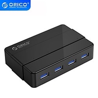 ORICO 4 Ports USB3.0 HUB 5Gbps Super Speed Portable USB Splitter With 12V Power Adapter For Laptop Desktop Accessories miniinthebox