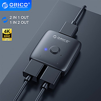 ORICO HDMI-compatible Splitter 4K2K 60HZ KVM Switcher Bi-Direction 1x2/2x1 Adapter Audio Converter For PS5 Nintendo Switch BOX miniinthebox