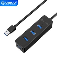 ORICO LED Indicator USB3.0 Type A to 4USB3.0 USB Hub 4 Ports 5Gbps For Windows PC Laptop miniinthebox