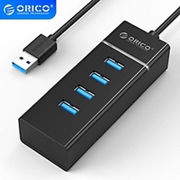 ORICO Portable 4 Ports Type A to 4USB 3.0 HUB USB3.0 High Speed 5Gbps Dock Station for Laptop/Ultrabook/Notebook miniinthebox
