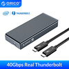 ORICO Thunderbolt 3 40Gbps NVME M.2 SSD Enclosure 2TB Aluminum USB C with 40Gbps Thunderbolt 3 C toC Cable For Laptop Desktop miniinthebox
