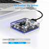 ORICO Transparent Usb Serial Usb Hub High Speed Usb Cable 3.0 Micro Usb Serial 4 Port Square Hub 1m