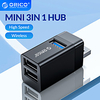 ORICO USB 3.0 Mini Hub Type A to 1USB3.02USB2.0 Splitter High Speed Expanded 3-port USB for desktop Laptop Free drive miniinthebox