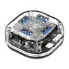ORICO Usb3.0 Splitter Full Transparent Hub Computer Notebook 4-port Converter