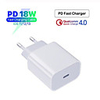 Original 18W PD QC4.0 3.0 Fast Charger for Apple iPhone 11 Pro 8 Plus XR XS Max iPad mini USB Type-C Quick Charge Travel Adapte