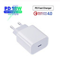 Original 18W PD QC4.0 3.0 Fast Charger for Apple iPhone 11 Pro 8 Plus XR XS Max iPad mini USB Type-C Quick Charge Travel Adapte
