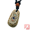 Original Hand-woven and High Quality Painted Pottery Aquarius Pendant