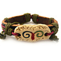 Original Hand-woven and High Quality Painted Pottery Aries Bracelet