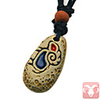 Original Hand-woven and High Quality Painted Pottery Aries Pendant