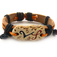 Original Hand-woven and High Quality Painted Pottery Capricorn Bracelet