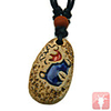 Original Hand-woven and High Quality Painted Pottery Capricorn Pendant