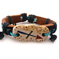 Original Hand-woven and High Quality Painted Pottery Sagittarius Bracelet
