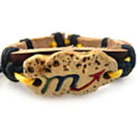 Original Hand-woven and High Quality Painted Pottery Scorpio Bracelet
