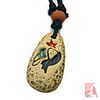 Original Hand-woven and High Quality Painted Pottery Virgo Pendant