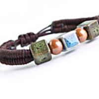Original Hand-woven Bracelets and High-quality Chinese Style Ceramic Accessories