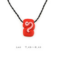 Original Hand-woven Necklaces and High Quality Polymer Clay Leo Pendants