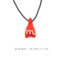 Original Hand-woven Necklaces and High Quality Polymer Clay Scorpio Pendants