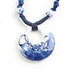 Original Hand-woven Necklaces and Chinese Style High Quality Ceramic Pendants