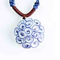 Original Hand-woven Necklaces and Chinese Style High Quality Ceramic Pendants