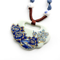 Original Hand-woven Necklaces and Chinese Style High Quality Ceramic Pendants