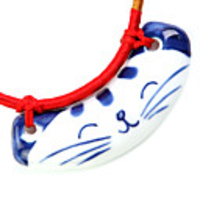 Original Hand-woven Necklaces and Chinese Style High Quality Ceramic Pendants