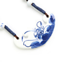 Original Hand-woven Necklaces and Chinese Style High Quality Ceramic Pendants