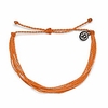 original orange bracelet - 100% waterproof,  adjustable band - plated brand charm