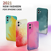 Original Painted Silicone Luxury Case For Apple iPhone 12 11 Pro Max Mini SE 2020 X Xr Xs Max 7 8 plus Square Shockproof Cover miniinthebox