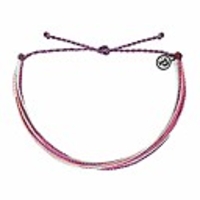 originals purple peak anklet - plated charm,  adjustable band - 100% waterproof