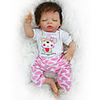 Otard Dolls 18 inch Reborn Baby Doll Baby Boy Baby Girl lifelike Gift Cute Tipped and Sealed Nails Natural Skin Tone 3/4 Silicone Limbs and Cotton Filled Body with Clothes and Accessories for Girls