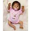 Otard Dolls 18 inch Reborn Baby Doll Baby Boy Baby Girl lifelike Gift Cute Tipped and Sealed Nails Natural Skin Tone 3/4 Silicone Limbs and Cotton Filled Body with Clothes and Accessories for Girls