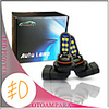 OTOLAMPARA 1 Pair Car LED Fog Light 9006 12W Double Sides Lightness MINI Stylish Plug and Play Easy Installation Front Fog Light Bulb HB4