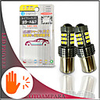 OTOLAMPARA 1 Pair P21W LED Brake Light 27W 6000K White Color Top Lens Focusing 5 Sides Lightness Plug and Play Easy Installation Car LED Bulb 1156