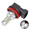 OTOLAMPARA 1 Piece 80W Car LED Fog Light H11 Special for Infinidi M37 G37 QX60/ Volkswagen Phaeton Jetta/ Toyota Yaris Top Lens Focus Lightness H11 6000K LED Headlight H8 White Color