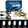 OTOLAMPARA 1 Set H1 65W/55W Output 5500LM Xenon Kit HID Quick Start Super Bright Lightness 100% Light Efficiency Utilization Suitable for All models H1 High Beam Headlamp Kit