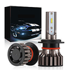 OTOLAMPARA 100W H7 LED Headlight CSP 6000K LED H7 Plug and Play Installation IP68 Waterproof Fan Design LED Headlight H7 2pcs miniinthebox